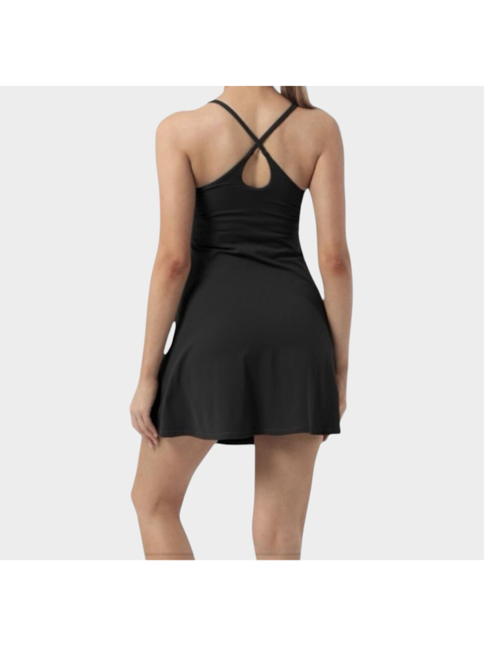 Size L Halara SoftlyZero Plush Backless Active Dress-Easy Peezy